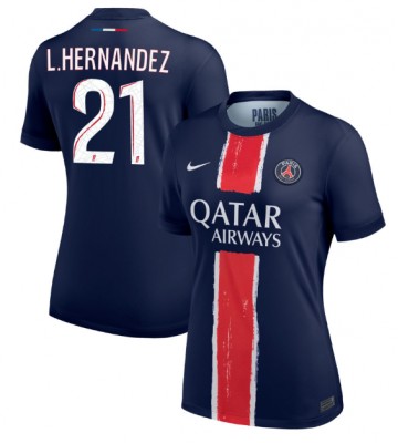 Paris Saint-Germain Lucas Hernandez #21 Hemmatröja Kvinnor 2024-25 Kortärmad